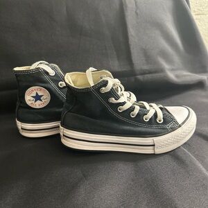 Converse Kids Black High Top Sneakers